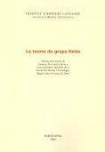 TEORIA DE GRUPS FINITS, LA | 9788472838604 | NAVARRO ORTEGA, GABRIEL