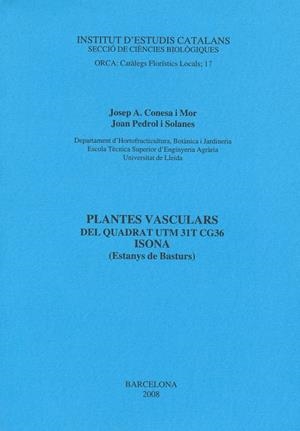 PLANTES VASCULARS ISONA (ESTANYS DE BASTURS) | 9788492583034 | CONESA I MOR, J. A./PEDROL I SOLANES, JOAN