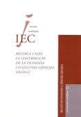 RECERCA I PAÍS : LA CONTRIBUCIÓ DE LA FILOSOFIA | 9788499650135 | JORNADES CIENTÍFIQUES