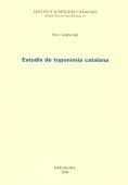 ESTUDIS DE TOPONÍMIA CATALANA | 9788472838451 | AEBISCHER, PAUL