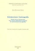 INTERJECCIONS I LEXICOGRAFIA | 9788472839939 | MATAMALA RIPOLL, ANNA