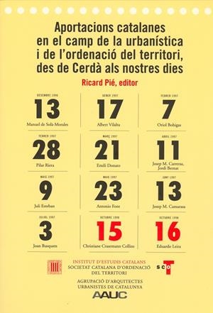 APORTACIONS CATALANES EN EL CAMP DE LA URBANÍSTICA | 9788472839281 | VARIOS AUTORES