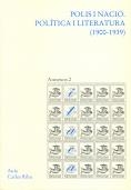 POLIS I NACIÓ. POLITICA I LITERATURA | 9788472836693