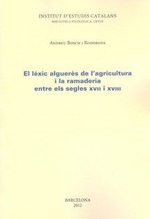 LEXIC ALGUERES AGRICULTURA I RAMADERIA | 9788499650999 | BOSCH I RODOREDA, ANDREU