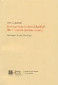 PRESENTACIÓ OBRES ARISTOTIL | 9788499654553 | VIVES I MARCH, JOAN LLUÍS