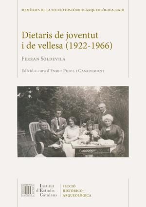 DIETARIS DE JOVENTUT I DE VELLESA | 9788499655758 | SOLDEVILA, FERRAN