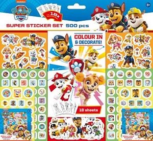 SUPER SET DE 500 PEGATINAS DE PAW PATROL-PATRULLA CANINA | 8595593827391