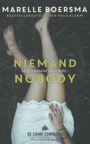 NOBODY | 9789461091543 | BOERSMA, MARELLE