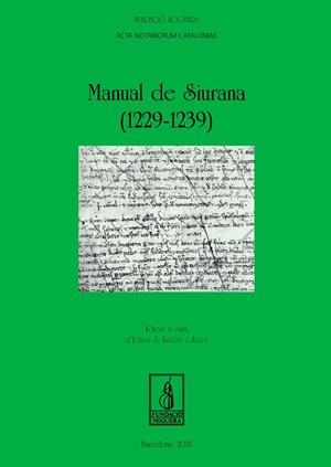MANUAL DE SIURANA (1229-1239) | 9788413032344 | BAIGES, IGNASI
