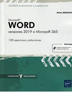WORD - VERSIONES 2019 U OFFICE 365 | 9782409030864 | RIGOLLET, PIERRE