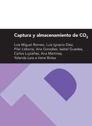 CAPTURA Y ALMACENAMIENTO DE CO2 | 9788416028146 | DÍEZ PINILLA, LUIS IGNACIO / ROMEO GIMÉNEZ, LUIS MIGUEL / LISBONA MARTÍN, MARÍA PILAR / GONZÁLEZ, AN