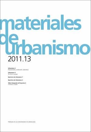 MATERIALES DE URBANISMO 2011-13 | 9788415770947 | VARIOS AUTORES