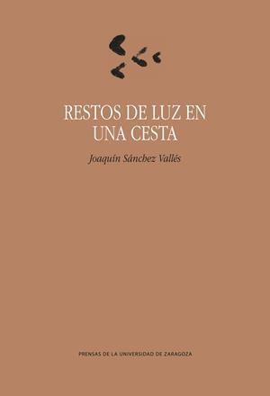 RESTOS DE LUZ EN UNA CESTA | 9788416935598 | SÁNCHEZ VALLÉS, JOAQUÍN