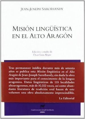 MISIÓN LINGÜÍSTICA EN EL ALTO ARAGÓN | 9788477337843 | SAROIHANDY, JEAN-JOSEPH