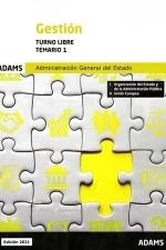 TEMARIO 1 GESTION DE LA ADMINISTRACIÓN GENERAL DEL ESTADO, TURNO LIBRE | 9788413277882 | VARIOS AUTORES