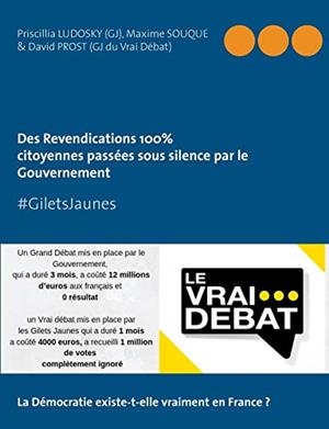 #GILETS JAUNES "REVENDICATIONS 100% CITOYENNES PAS | 9782322041145 | LUDOSKY, PRISCILLIA / SOUQUE, MAXIME / PROST, DAVID