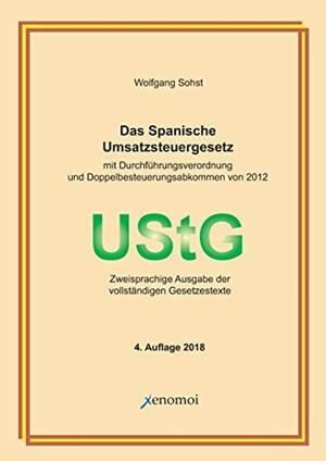 DAS SPANISCHE UMSATZSTEUERGESETZ | 9783942106641 | SOHST, WOLFGANG