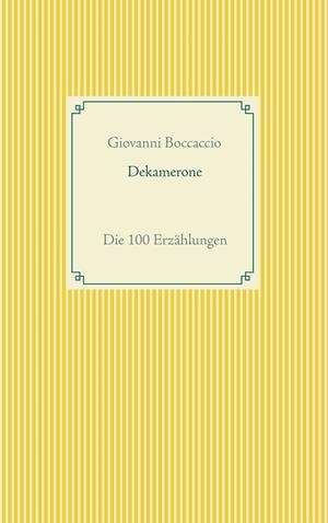 DEKAMERONE | 9783751907149 | BOCCACCIO, GIOVANNI