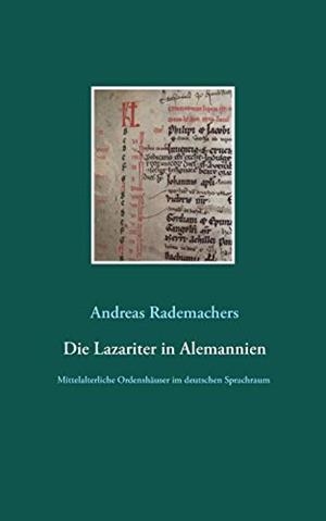 DIE LAZARITER IN ALEMANNIEN | 9783734772665 | RADEMACHERS, ANDREAS