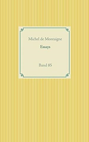 ESSAYS | 9783751937160 | DE MONTAIGNE, MICHEL