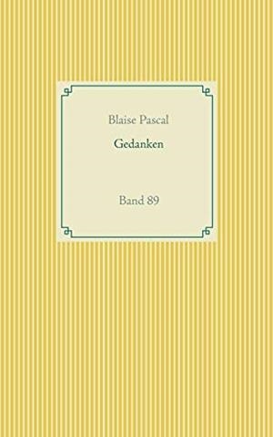 GEDANKEN | 9783751937368 | PASCAL, BLAISE
