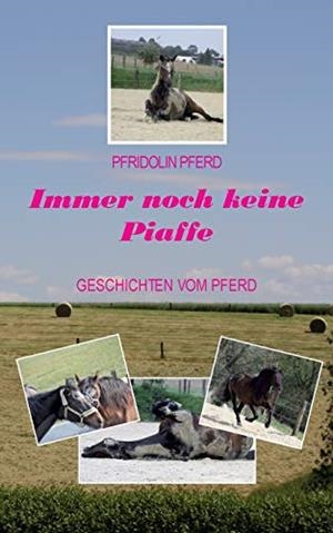 IMMER NOCH KEINE PIAFFE | 9783750410916 | PFERD, PFRIDOLIN