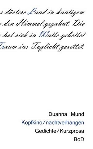 KOPFKINO | 9783750486805 | MUND, DUANNA