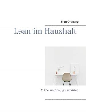 LEAN IM HAUSHALT | 9783839104309 | ORDNUNG, FRAU