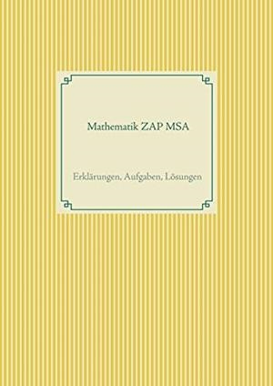 MATHEMATIK ZAP MSA | 9783750494411 | ROGGENDORFF, ULF - C.