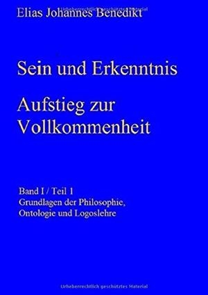 SEIN UND ERKENNTNIS | 9783750461482 | BENEDIKT, ELIAS JOHANNES