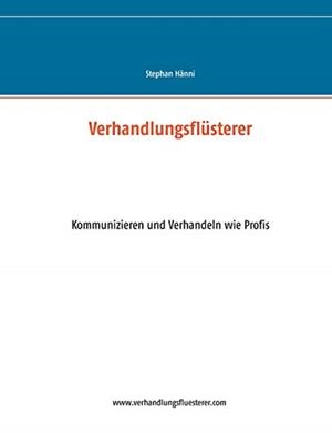 VERHANDLUNGSFLUSTERER | 9783751907088 | HANNI, STEPHAN