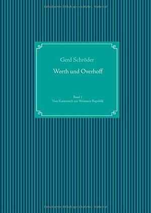 WERTH UND OVERHOFF | 9783751901994