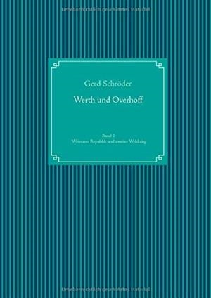 WERTH UND OVERHOFF | 9783751930925