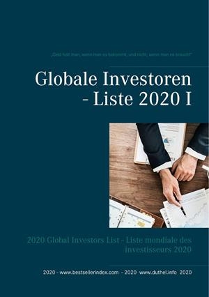 GLOBALE INVESTOREN - LISTE 2020 I | 9783752849691 | DUTHEL, HEINZ