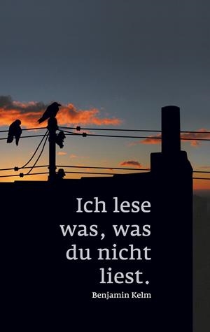 ICH LESE WAS, WAS DU NICHT LIEST. | 9783750421011 | KELM, BENJAMIN