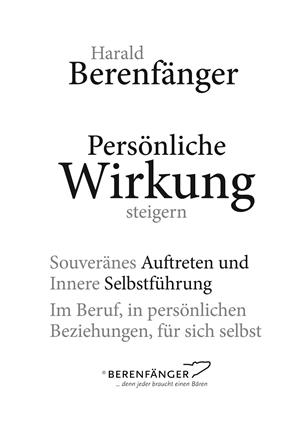 PERSÖNLICHE WIRKUNG STEIGERN | 9783739234076 | BERENFANGER, HARALD
