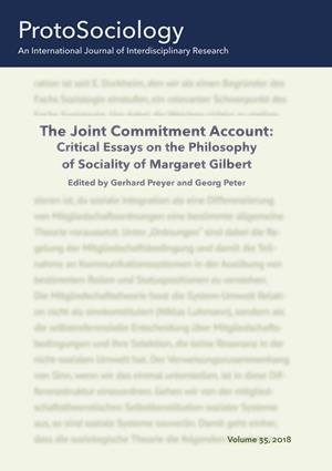 JOINT COMMITMENT ACCOUNT, THE : CRITICAL ESSAYS ON THE PHILOSOPHY OF SOCIALITY OF MARGARET GILBERT WITH HER COMMENTS | 9783748126645
