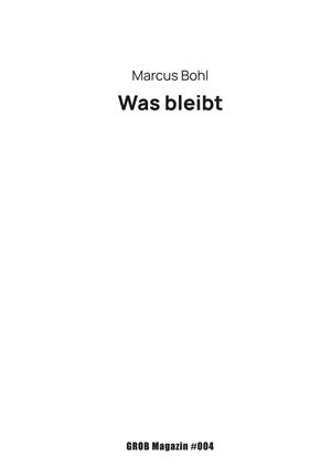 WAS BLEIBT | 9783749498338 | BUTTNER, SASCHA