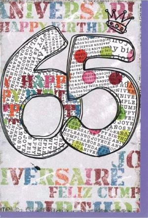 FELICITACIO 65 ANYS | 8422831202927