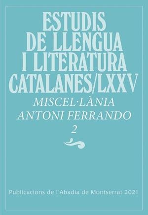 MISCEL·LÀNIA ANTONI FERRANDO 2 | 9788491911777 | DIVERSOS AUTORS