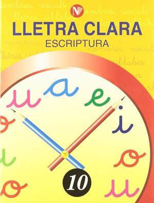 LLETRA CLARA 10   1R  2N CURS VERTICAL | 9788478873807