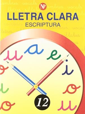 LLETRA CLARA 12   1R  2N CURS VERTICAL | 9788478873821