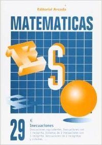 MATEMÁTICAS ESO 29 INECUACIONES | 9788478871896