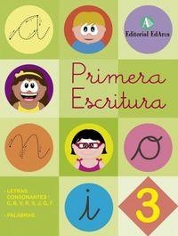 PRIMERA ESCRITURA 3:  C, B, V, R, S, J, G, F  Y  PALABRAS. | 9788478876624