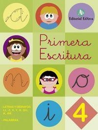 PRIMERA ESCRITURA 4: DÍGRAFOS; LL, Z, X, Y, H, QU, CH, K, RR | 9788478876631