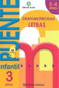 PUENTE INFANTIL 3 AÑOS   LETRAS | 9788478875511