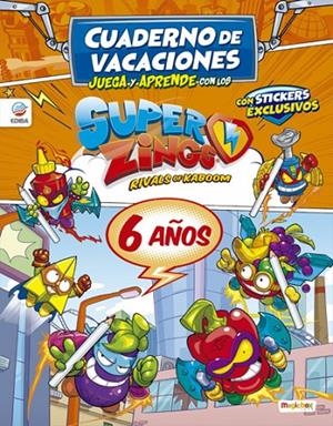 CUADERNO DE VACACIONES. JUEGA Y DIVIÉRTETE CON LOS SUPERTHINGS POWER MACHINES 6 AÑOS | 9788412342512