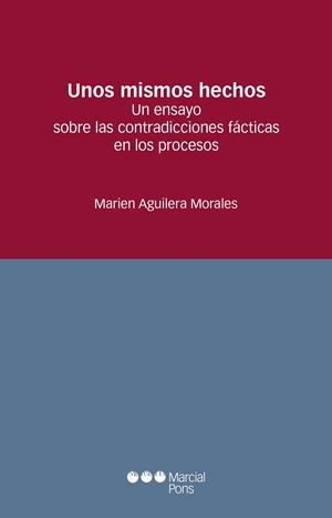 UNOS MISMOS HECHOS. UN ENSAYO SOBRE LAS CONTRADICCIONES EN LOS JUICIOS DE HECHO | 9788413811420 | AGUILERA MORALES, MARIEN