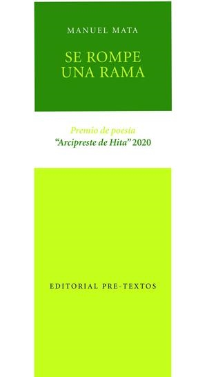 SE ROMPE UNA RAMA | 9788418178856 | MATA, MANUEL