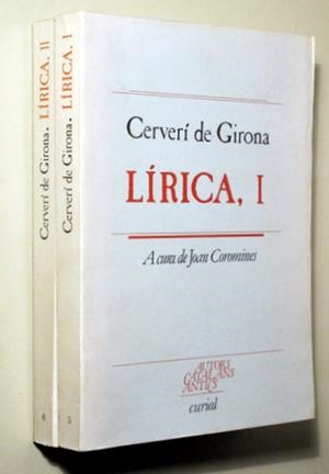 CERVERÍ DE GIRONA. LÍRICA (2 VOLUMS) | 9788472562653 | DE GIRONA, CERVERÍ